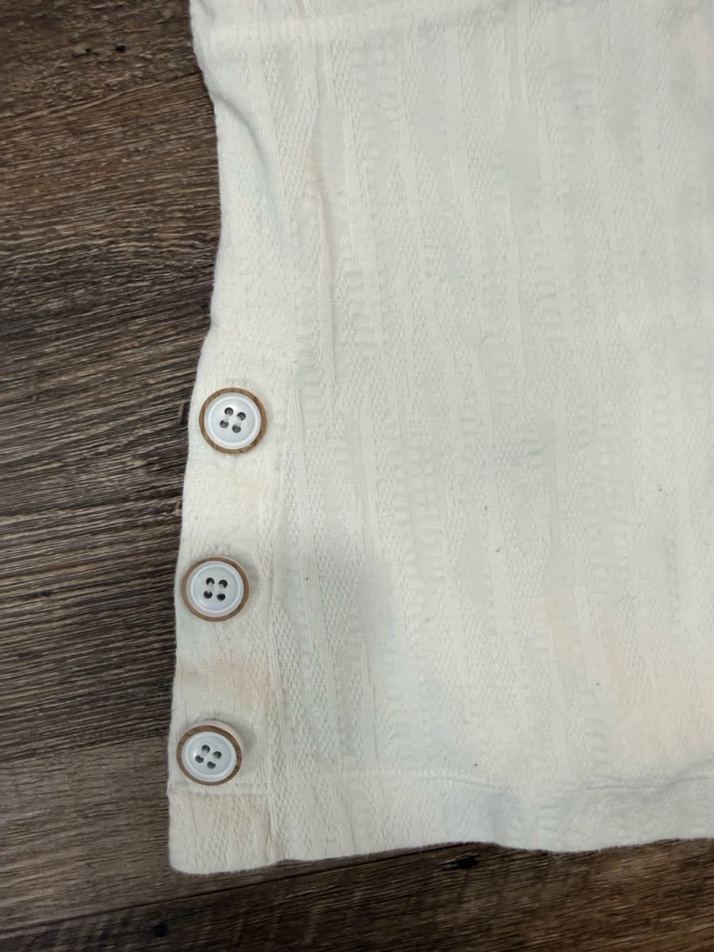 Maeve by Anthropologie Women’s Cream Button-Detail Tank Blouse Size Small - Picture 3 of 5